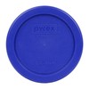 Pyrex (2) 7202-PC 1-Cup Cadet Blue, (2) 7200-PC 2-Cup Dark