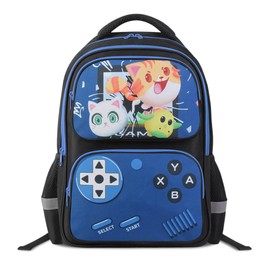 Chashaobo Kids Retro Video Game Backpack Laptop School Bag Cartoon Console Design Bookbag for Boys Girls Teens