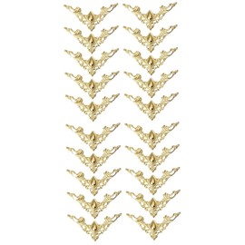 Operitacx 40pcs Retro Book Corners Antique Style Corner Protectors for Albums and Notebooks Vintage Decorative Creative Scrapbooking Accessories