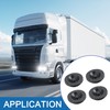 A ABSOPRO Trailer Hub Dust Cap 1.46" Grie Plug Dexter