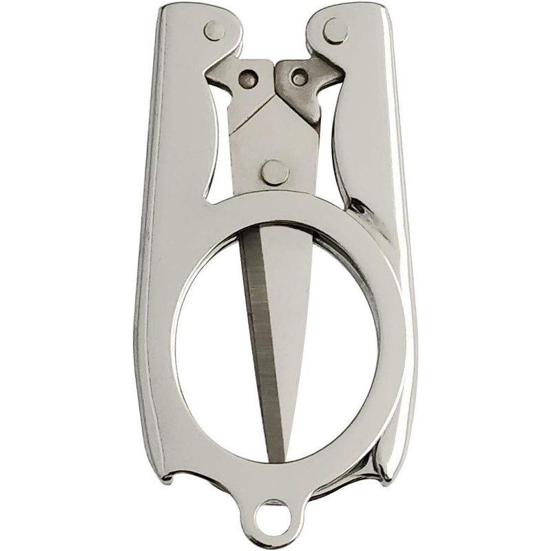Mini Scissors 2 Pcs Folding Scissors Stainless Steel Travel Scissors