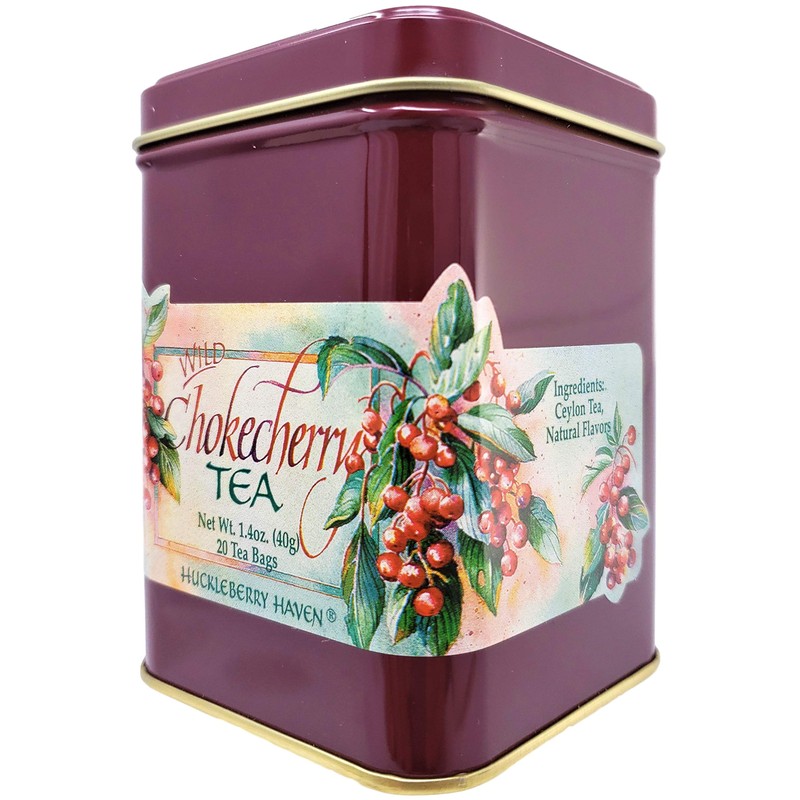 Taste The Wilderness Wild Chokecherry Tea Tin (20 Tea Bags)
