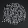 Stainless Steel Chainmail Scrubber Rust Proof Scraper Cleaner for Cast
