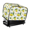 Fruits Yellow Lemon Toaster Cover 2 Slice Bread Maker Cover