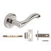 Excel Architectural 3680-PRV Venus Door Handles & Push Button Privacy