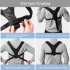 Posture corrector for upper back, shoulder and spine support for