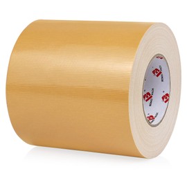 BOMEI PACK 6" Tan Beige Duct Tape 6 Inch,Heavy Duty Light Brown Wide Roll Tape,Strong Strength,Flexible,No Residue,Waterproof and Tear by Hand,Multi-Use Tan Duct Tape for Indoor & Outdoor Repairs