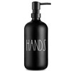 VIMERPA Hand Soap Dispenser, Matte Black Soap Dispenser for Bathroom,