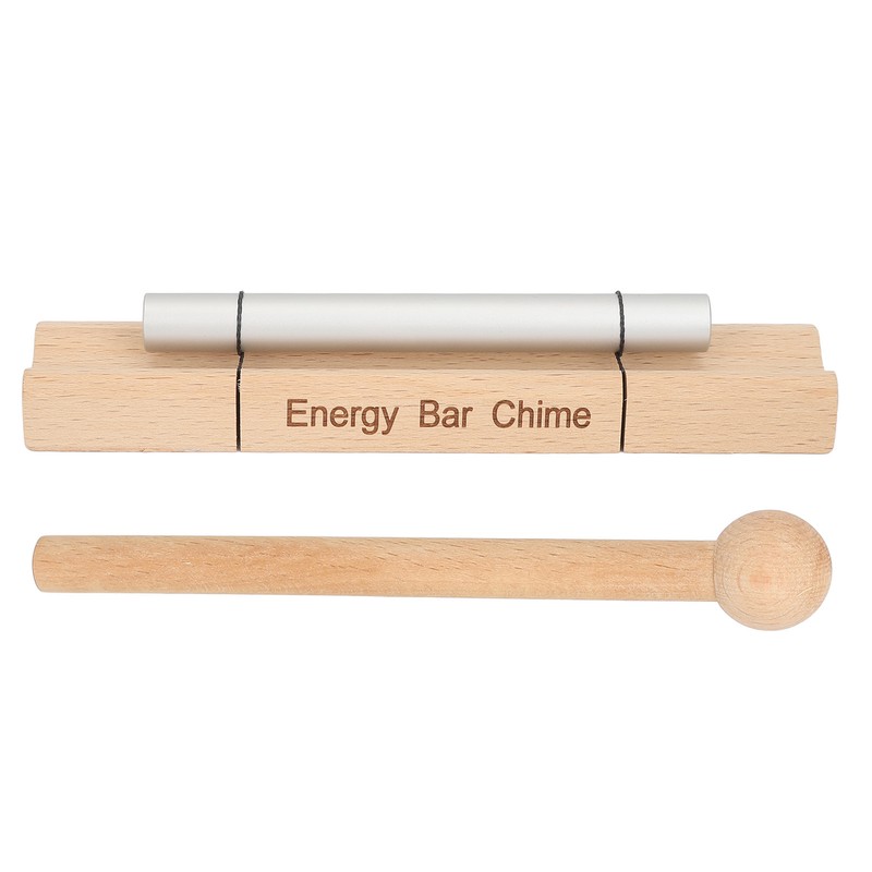 Meditation Chimes Mindfulness Aluminum Alloy Wooden Single Sound Hand Bell