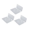 3pcs Acrylic Small Wall Shelf Floating Shelf for Security Cameras