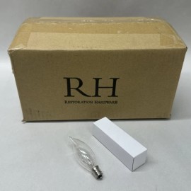 Restoration Hardware RH Camino FLAME CANDELABRA Bulbs 15W 120V Bulb (32-Pack)