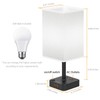 cozoo RGB Remote Bedside Lamp 16 Color Dimming for Nightstand