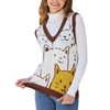 Yimoon Womens Cat Sweater Vest V Neck Y2k Graphic Knit