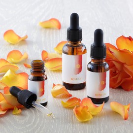 Rose Facial Oil - Organic & pure - Hydrating Rose to Reduce Fine Lines and Wrinkles – Rose Oil for Face