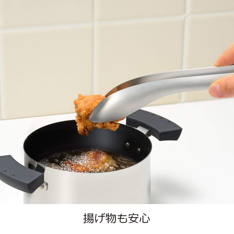 Oaks Leye Serving Tongs, Easy Grip with Light Force, Stainless