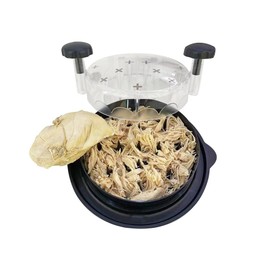 Generic Transparent Meat Shredder Twist Tool – Shredder, Chicken Shredder, Meat Grinder, Chicken Shredder Tool, Meat Claws, Chicken Breast Shredder, CHISHR01, Small, Black