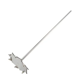 ONiLAB 18204528 316L Stainless Steel Grand Dissolving Stirrer,100mm Stirrer Diameter, 8 mm Shaft Diameter, 250 mm Shaft Length
