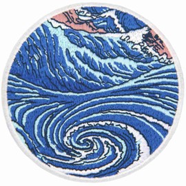 Naruto Whirlpool Patch Embroidered Applique Badge Iron On Sew On Emblem