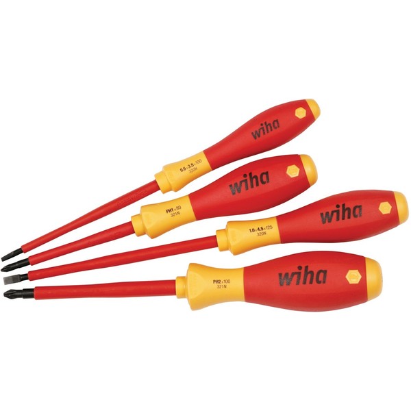 Wiha - Insulated Slotted & Phillips 4Pc Set - 32090