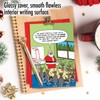 NobleWorks - Funny Merry Christmas Greeting Card with Envelope (4.63