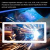 PATIKIL Magnification Welding Lens, 5 Pack 1.0/1.5/2.0/2.5/3.0 Diopter 2x4.25" PC
