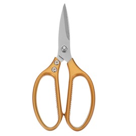 ULTECHNOVO Heavy Duty Stainless Steel Kitchen Shears with Groove cutter Ergonomic Non Slip Handle for Chicken Meat Seafood Bbq and Poultry Food Preparation