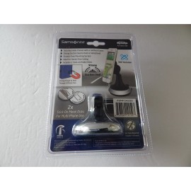 Samsonite Universal Magnetic Hold Car Smartphone Holder Black New - Suction Seal Mount