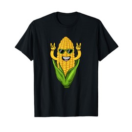 Cool Corn Art Men Women Farmer Dancing Corn On Cob Farming T-Shirt