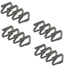 all-around24 Pack of 16 tablecloth clips, table cloth holder, stainless steel clips for tablecloth