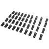 40Pcs Plastic Non Slip Clothespins Sock Laundry Clips with Hanging