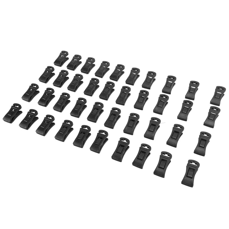40Pcs Plastic Non Slip Clothespins Sock Laundry Clips with Hanging