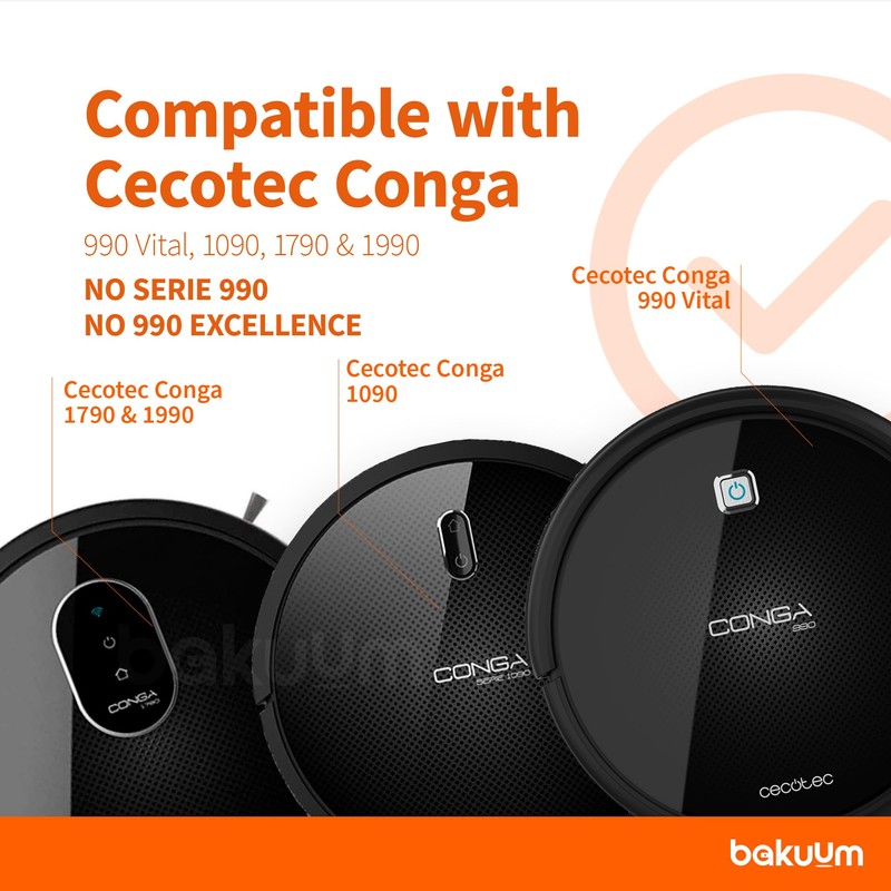 BAKUUM Conga Multifunction Center Roller Series 1090, 1790, 1990 and