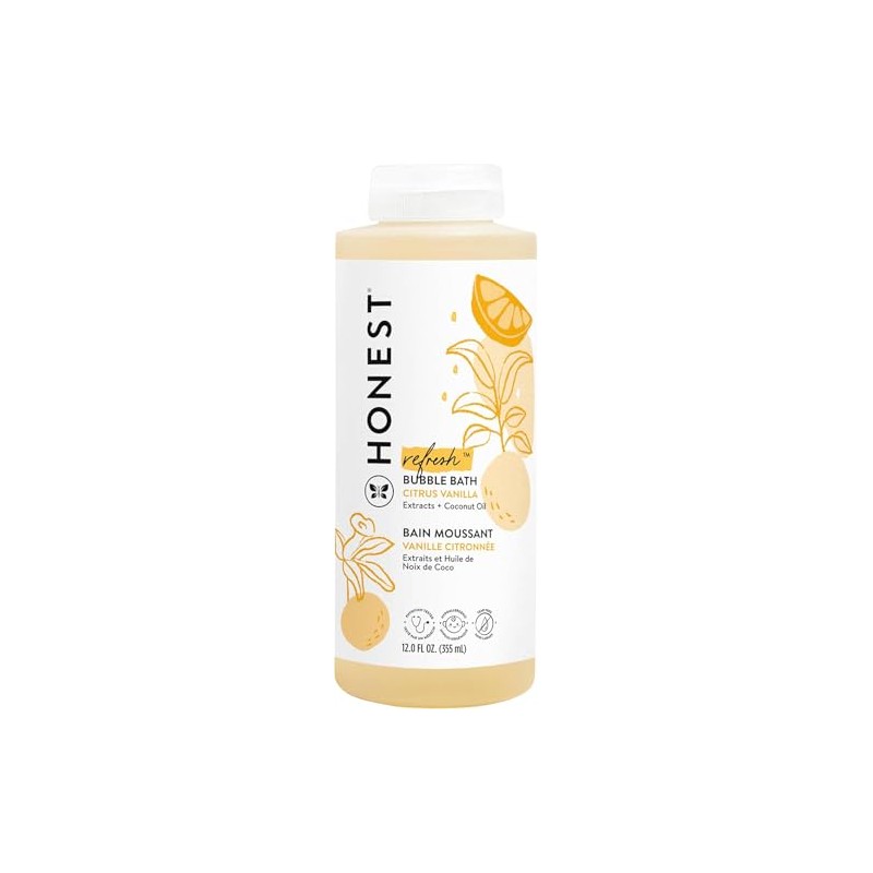 The Honest Company Bubble Bath, Orange Vanilla, color, 355 ml,