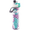 O2COOL Mist 'N Sip Misting Water Bottle 2-in-1 Mist And