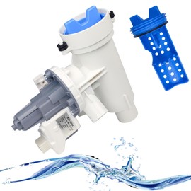Upgrade WH11X29539 Washing Machine Drain Pump and Filter Assembly, Compatible with Whirlpool Amana Crosley Maytag Inglis Kenmore and Admiral Washer,Part AP6986715 4962370 PS16217203 EAP16217203