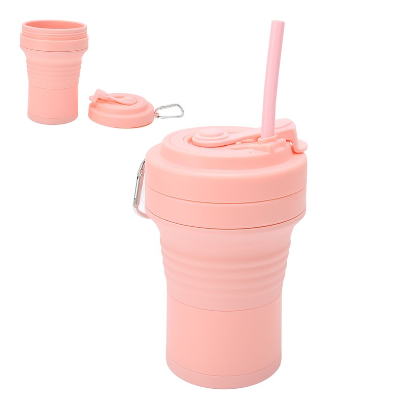 Folding Coffee Cup Silicone Heat Insulation Good Sealing Collapsible Water