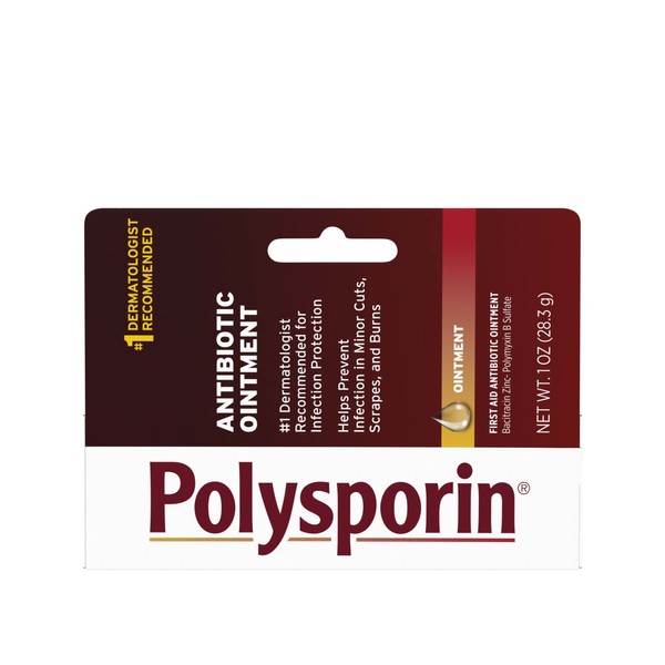 Polysporin First Aid Antibiotic Ointment -1 oz, Pack of 4