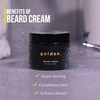 Golden Grooming Beard Cream | Hydrating & Softening Formula for