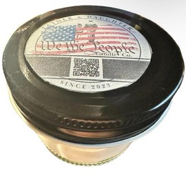 4 oz soy candle - AMERICAN MADE - small business - best candles - scent: Blackberry Lavender, Wick type: Wood wick