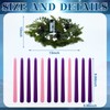 Ziliny 13 Inch Christmas Advent Wreath Candle Holder 12 Advent