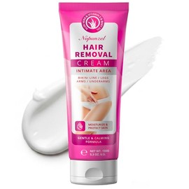Hair Removal Cream for Women: Painless Depilatory Cream - Sensitive Hair Removal Cream for Body Legs Arms Underarm Bikini Intimate Areas with Aloe Ver