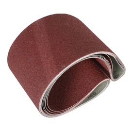 Timunr 6 Pack 6 x 48 Inch Aluminum Oxide Cloth Sand Belt 60 80 120 150 240 400 Grit Sander Sandpaper