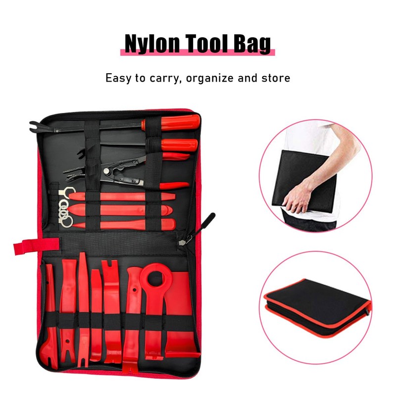 Suvnie 19PCS Trim Removal Tool Set, Car Panel Door Audio