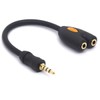 Tomost 3.5mm Headphone Microphone Splitter, 3.5 TRRS Audio Microphone Y