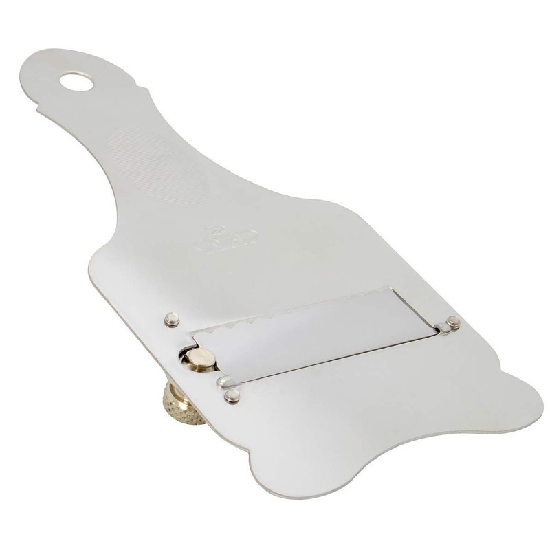 Gourmethobel 44012 aus Edelstahl mit verstellbarer Klinge für Käse, Trüffel,