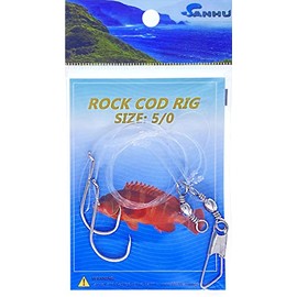 Sanhu Rig Rock Cod 2 Drops 5/0 10 Packs