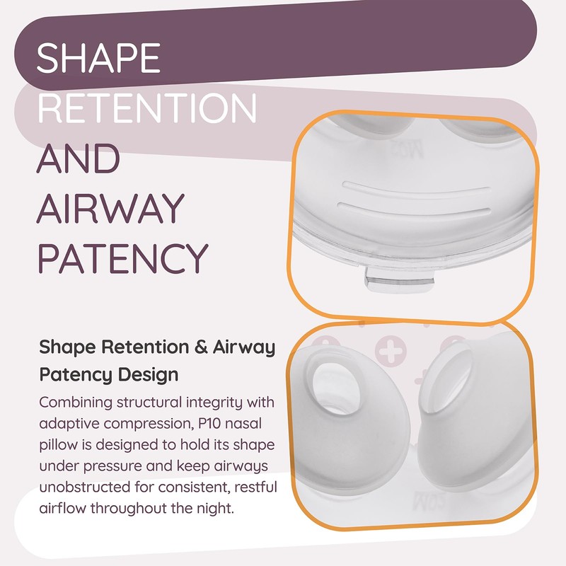 Nasal Pillow Cushion Replacement for Resmed AirFit P10 Frame Nose