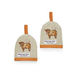 Cooksmart Pack of 2 Egg Cosy | British Designed Egg Cosy Warmer for All Sizes of Eggs | Egg Cup Cosy for All Modern Kitchen Design - Buttercup Farm