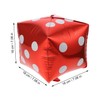 COLLBATH Balloons 5pcs Aluminum Foil Cube Design Great for Poker