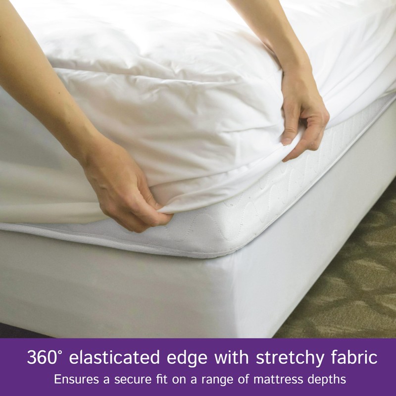 Split Top King Waterproof Mattress Protector (76" W x 80"